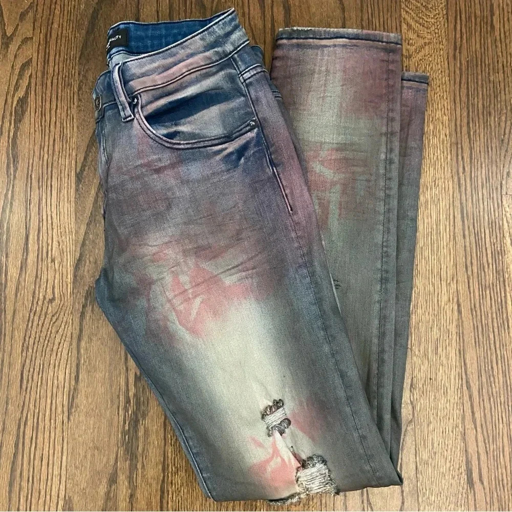 Cult of Individuality Rocker Slim 30X33‎ Garnet Distressed